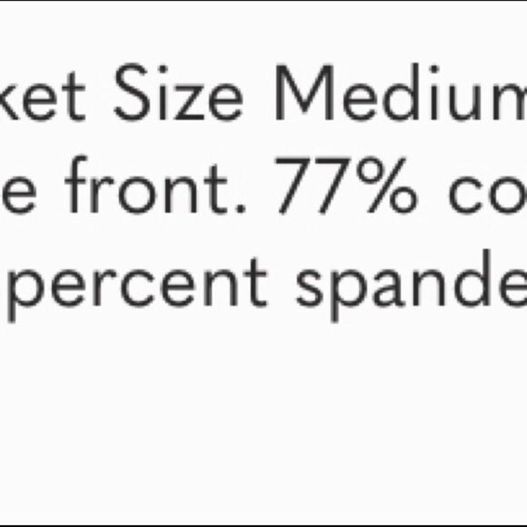 Chico’s Denim Jacket Size Medium (Chico’s Size 1) - Picture 6 of 6